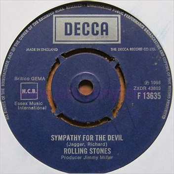 Sympathy For The Devil 1968 Songs